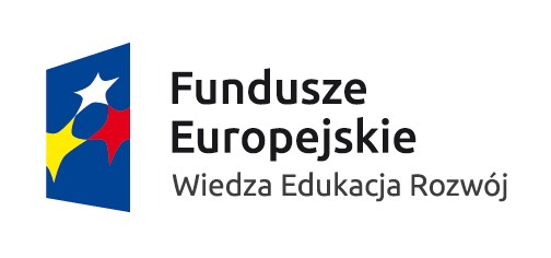 Logo Fundusze Europejskie Wiedza Edukacja Rozwój