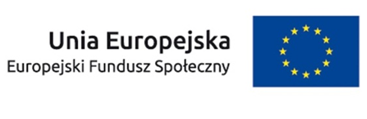 Logo Unia Europejska Europejski Fundusz Społeczny